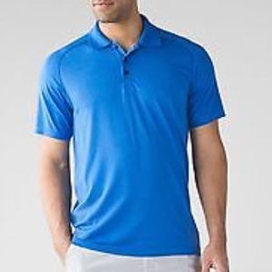 Blue Lululemon metal vent polo